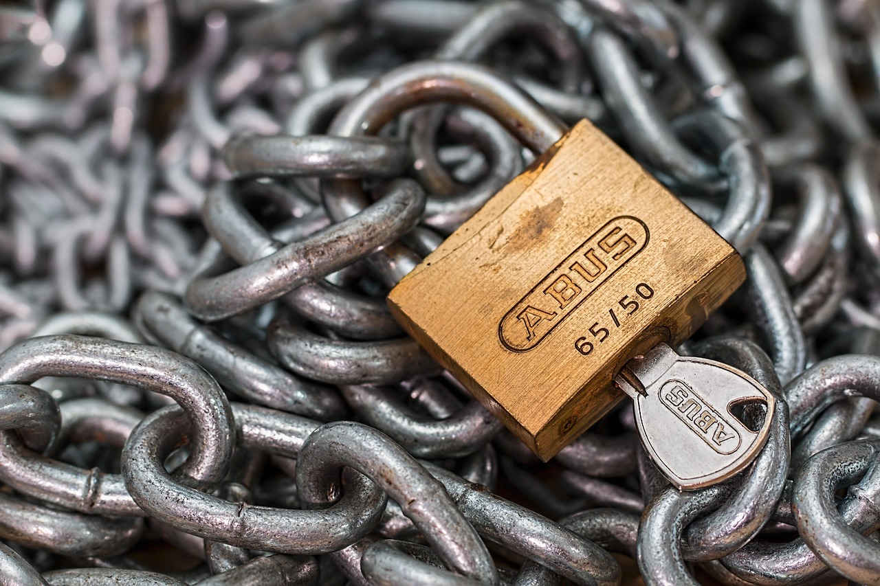 secure payment lock padlock